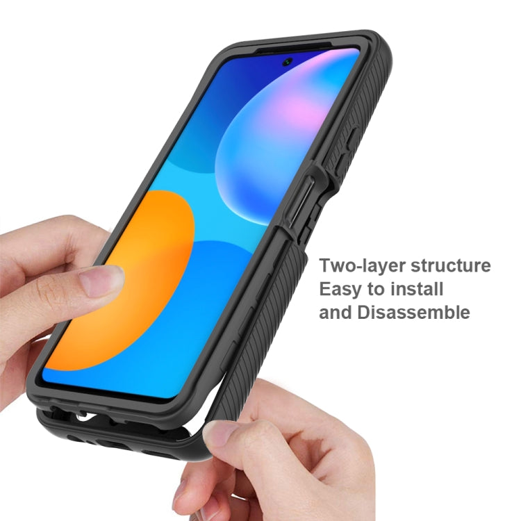Starry Sky Solid Color Series Shockproof PC + TPU Protective Case, For Huawei P Smart 2021 / Y7a