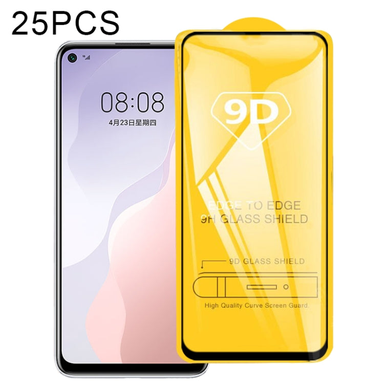 25 PCS 9D Full Glue Full Screen Tempered Glass Film, For Huawei P Smart S, For Huawei P Smart 2021, For Huawei P40 Lite E, For Huawei P40 Lite 5G, For Huawei P30 Lite 2020, For Huawei Nova 7, For Huawei Nova 7 SE, For Huawei Honor 9X Lite��������������...