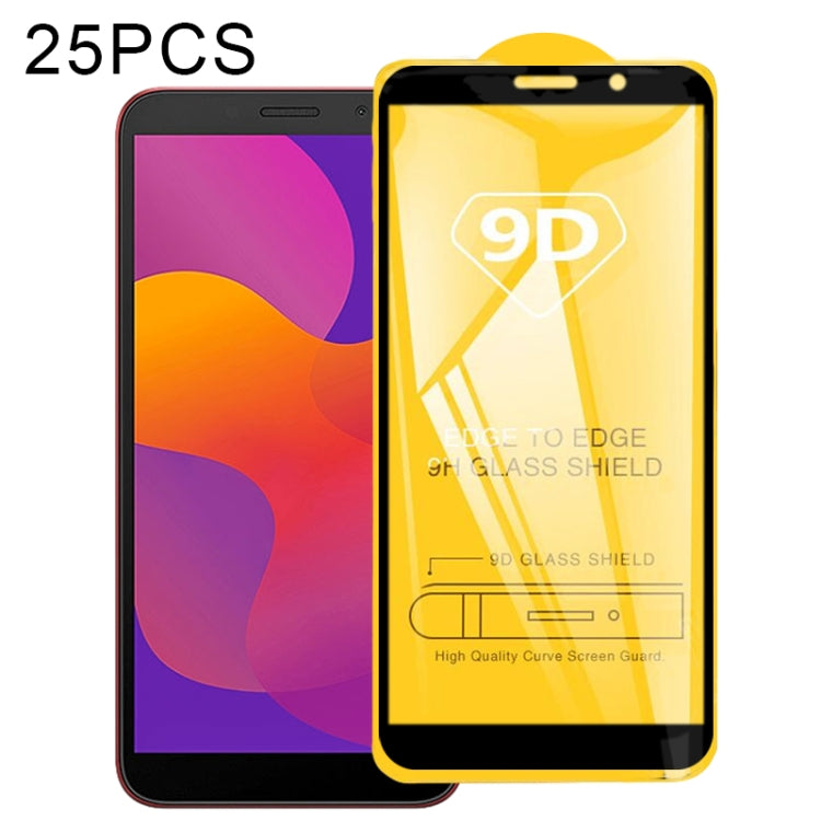 25 PCS 9D Full Glue Full Screen Tempered Glass Film, For Huawei P Smart S, For Huawei P Smart 2021, For Huawei P40 Lite E, For Huawei P40 Lite 5G, For Huawei P30 Lite 2020, For Huawei Nova 7, For Huawei Nova 7 SE, For Huawei Honor 9X Lite��������������...