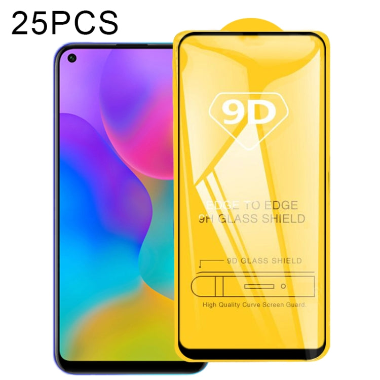 25 PCS 9D Full Glue Full Screen Tempered Glass Film, For Huawei P Smart S, For Huawei P Smart 2021, For Huawei P40 Lite E, For Huawei P40 Lite 5G, For Huawei P30 Lite 2020, For Huawei Nova 7, For Huawei Nova 7 SE, For Huawei Honor 9X Lite��������������...
