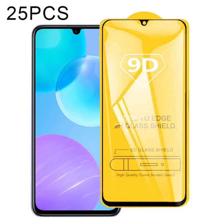 25 PCS 9D Full Glue Full Screen Tempered Glass Film, For Huawei P Smart S, For Huawei P Smart 2021, For Huawei P40 Lite E, For Huawei P40 Lite 5G, For Huawei P30 Lite 2020, For Huawei Nova 7, For Huawei Nova 7 SE, For Huawei Honor 9X Lite��������������...