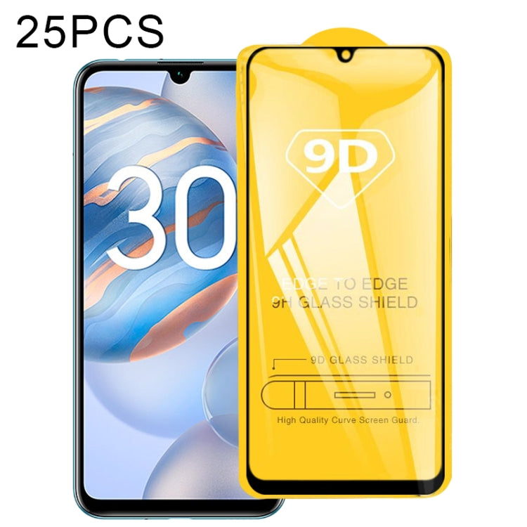 25 PCS 9D Full Glue Full Screen Tempered Glass Film, For Huawei P Smart S, For Huawei P Smart 2021, For Huawei P40 Lite E, For Huawei P40 Lite 5G, For Huawei P30 Lite 2020, For Huawei Nova 7, For Huawei Nova 7 SE, For Huawei Honor 9X Lite��������������...