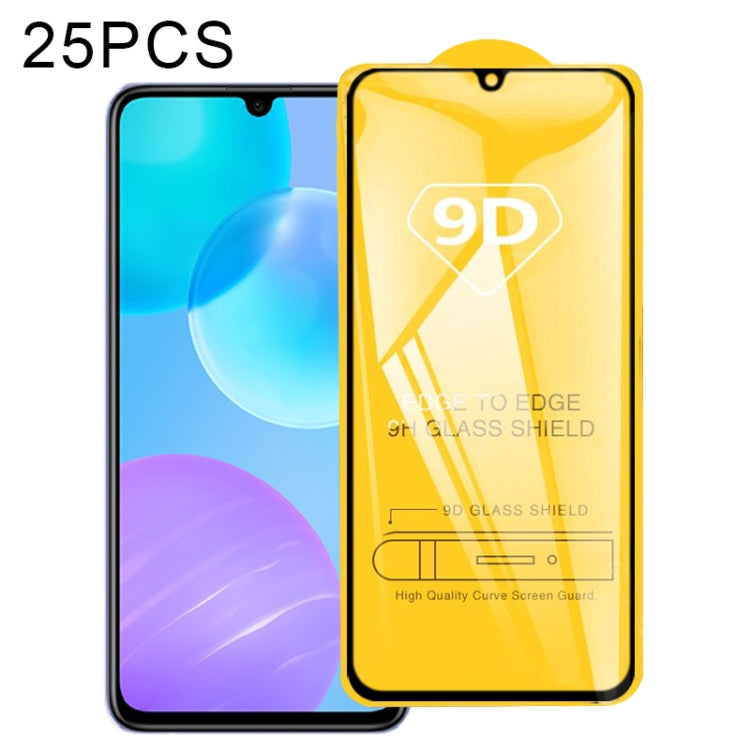 25 PCS 9D Full Glue Full Screen Tempered Glass Film, For Huawei P Smart S, For Huawei P Smart 2021, For Huawei P40 Lite E, For Huawei P40 Lite 5G, For Huawei P30 Lite 2020, For Huawei Nova 7, For Huawei Nova 7 SE, For Huawei Honor 9X Lite��������������...