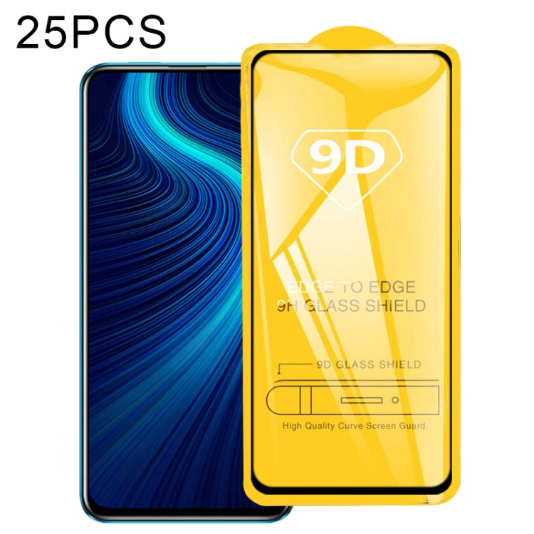 25 PCS 9D Full Glue Full Screen Tempered Glass Film, For Huawei P Smart S, For Huawei P Smart 2021, For Huawei P40 Lite E, For Huawei P40 Lite 5G, For Huawei P30 Lite 2020, For Huawei Nova 7, For Huawei Nova 7 SE, For Huawei Honor 9X Lite��������������...