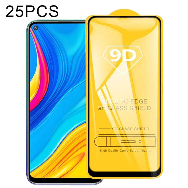 25 PCS 9D Full Glue Full Screen Tempered Glass Film, For Huawei P Smart S, For Huawei P Smart 2021, For Huawei P40 Lite E, For Huawei P40 Lite 5G, For Huawei P30 Lite 2020, For Huawei Nova 7, For Huawei Nova 7 SE, For Huawei Honor 9X Lite��������������...