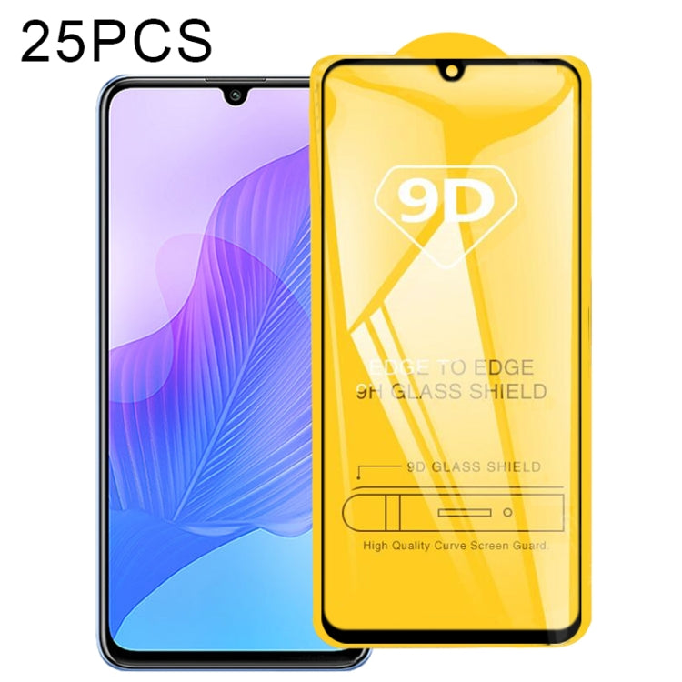 25 PCS 9D Full Glue Full Screen Tempered Glass Film, For Huawei P Smart S, For Huawei P Smart 2021, For Huawei P40 Lite E, For Huawei P40 Lite 5G, For Huawei P30 Lite 2020, For Huawei Nova 7, For Huawei Nova 7 SE, For Huawei Honor 9X Lite��������������...