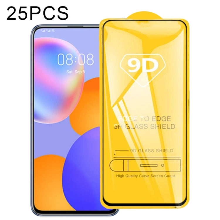 25 PCS 9D Full Glue Full Screen Tempered Glass Film, For Huawei P Smart S, For Huawei P Smart 2021, For Huawei P40 Lite E, For Huawei P40 Lite 5G, For Huawei P30 Lite 2020, For Huawei Nova 7, For Huawei Nova 7 SE, For Huawei Honor 9X Lite��������������...
