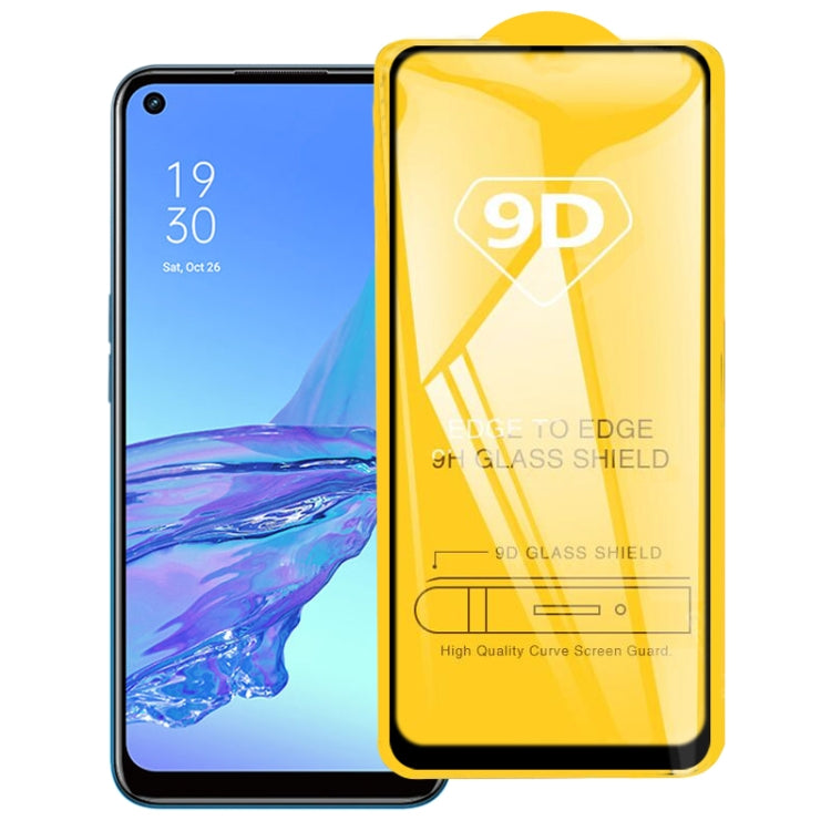 9D Full Glue Full Screen Tempered Glass Film, For OPPO A53 2020, For OPPO A53s, For OPPO A73 2020, For OPPO A93 2020, For OPPO A33 2020, For OPPO Realme 7, For OPPO Realme 7 Pro, For OPPO Realme 7i, For OPPO Realme C15, For OPPO Realme C17�������������...
