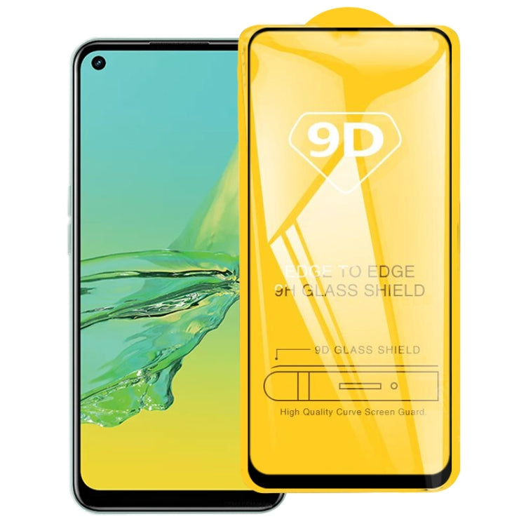 9D Full Glue Full Screen Tempered Glass Film, For OPPO A53 2020, For OPPO A53s, For OPPO A73 2020, For OPPO A93 2020, For OPPO A33 2020, For OPPO Realme 7, For OPPO Realme 7 Pro, For OPPO Realme 7i, For OPPO Realme C15, For OPPO Realme C17�������������...