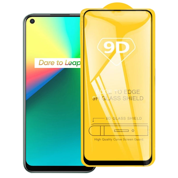 9D Full Glue Full Screen Tempered Glass Film, For OPPO A53 2020, For OPPO A53s, For OPPO A73 2020, For OPPO A93 2020, For OPPO A33 2020, For OPPO Realme 7, For OPPO Realme 7 Pro, For OPPO Realme 7i, For OPPO Realme C15, For OPPO Realme C17�������������...