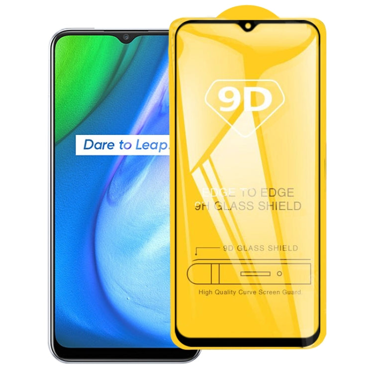 9D Full Glue Full Screen Tempered Glass Film, For OPPO A53 2020, For OPPO A53s, For OPPO A73 2020, For OPPO A93 2020, For OPPO A33 2020, For OPPO Realme 7, For OPPO Realme 7 Pro, For OPPO Realme 7i, For OPPO Realme C15, For OPPO Realme C17�������������...