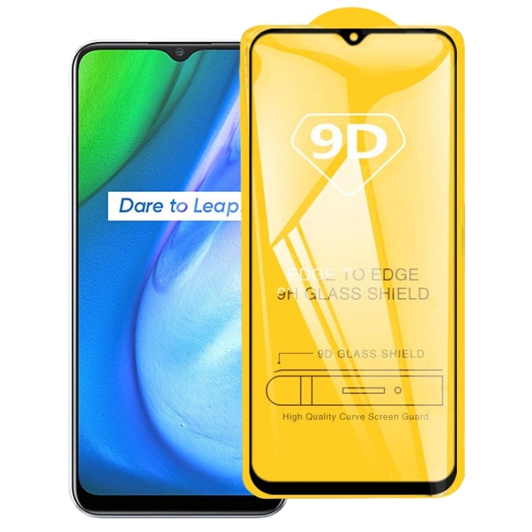 9D Full Glue Full Screen Tempered Glass Film, For OPPO A53 2020, For OPPO A53s, For OPPO A73 2020, For OPPO A93 2020, For OPPO A33 2020, For OPPO Realme 7, For OPPO Realme 7 Pro, For OPPO Realme 7i, For OPPO Realme C15, For OPPO Realme C17�������������...