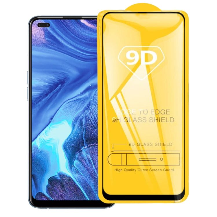 9D Full Glue Full Screen Tempered Glass Film, For OPPO A53 2020, For OPPO A53s, For OPPO A73 2020, For OPPO A93 2020, For OPPO A33 2020, For OPPO Realme 7, For OPPO Realme 7 Pro, For OPPO Realme 7i, For OPPO Realme C15, For OPPO Realme C17�������������...