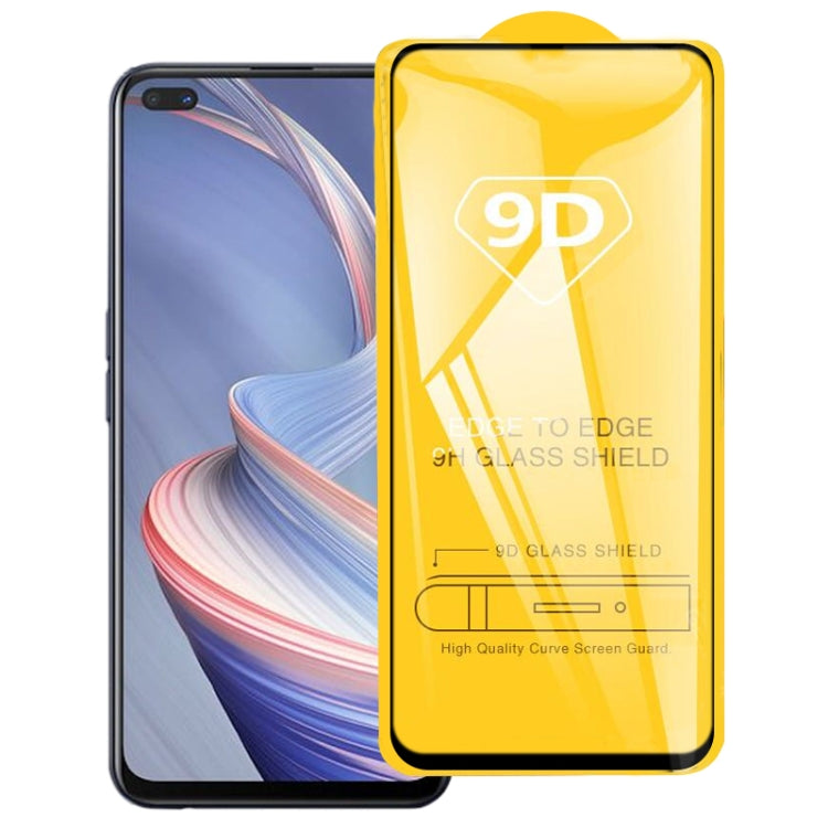 9D Full Glue Full Screen Tempered Glass Film, For OPPO A53 2020, For OPPO A53s, For OPPO A73 2020, For OPPO A93 2020, For OPPO A33 2020, For OPPO Realme 7, For OPPO Realme 7 Pro, For OPPO Realme 7i, For OPPO Realme C15, For OPPO Realme C17�������������...