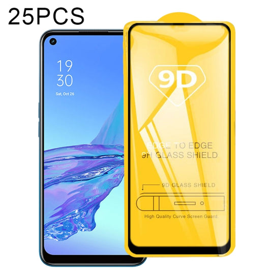 25 PCS 9D Full Glue Full Screen Tempered Glass Film