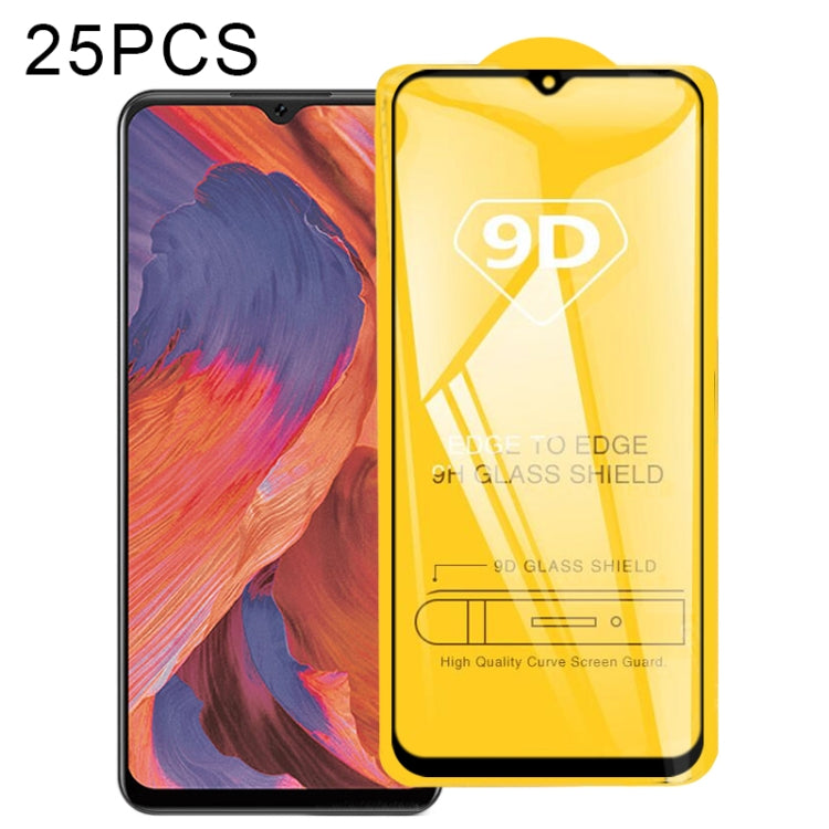 25 PCS 9D Full Glue Full Screen Tempered Glass Film, For OPPO A53 2020, For OPPO A53s, For OPPO A73 2020, For OPPO A93 2020, For OPPO A33 2020, For OPPO Realme 7, For OPPO Realme 7 Pro, For OPPO Realme 7i, For OPPO Realme C15, For OPPO Realme C17������...