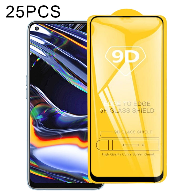 25 PCS 9D Full Glue Full Screen Tempered Glass Film, For OPPO A53 2020, For OPPO A53s, For OPPO A73 2020, For OPPO A93 2020, For OPPO A33 2020, For OPPO Realme 7, For OPPO Realme 7 Pro, For OPPO Realme 7i, For OPPO Realme C15, For OPPO Realme C17������...