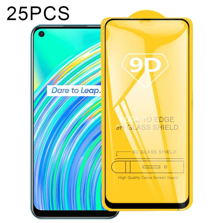 25 PCS 9D Full Glue Full Screen Tempered Glass Film, For OPPO A53 2020, For OPPO A53s, For OPPO A73 2020, For OPPO A93 2020, For OPPO A33 2020, For OPPO Realme 7, For OPPO Realme 7 Pro, For OPPO Realme 7i, For OPPO Realme C15, For OPPO Realme C17������...
