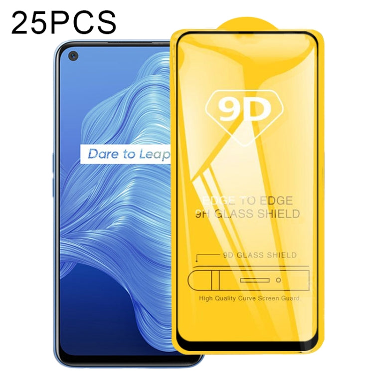25 PCS 9D Full Glue Full Screen Tempered Glass Film, For OPPO A53 2020, For OPPO A53s, For OPPO A73 2020, For OPPO A93 2020, For OPPO A33 2020, For OPPO Realme 7, For OPPO Realme 7 Pro, For OPPO Realme 7i, For OPPO Realme C15, For OPPO Realme C17������...