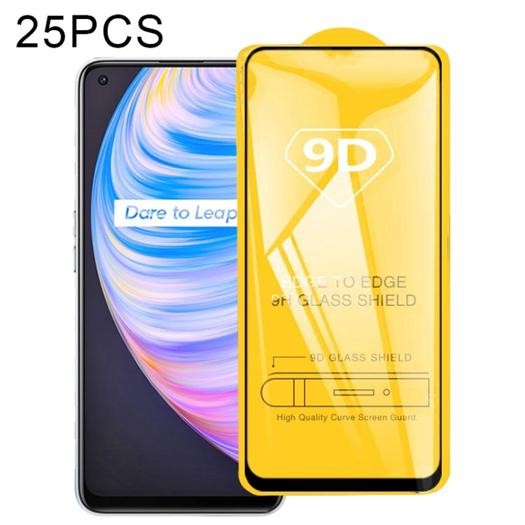 25 PCS 9D Full Glue Full Screen Tempered Glass Film, For OPPO A53 2020, For OPPO A53s, For OPPO A73 2020, For OPPO A93 2020, For OPPO A33 2020, For OPPO Realme 7, For OPPO Realme 7 Pro, For OPPO Realme 7i, For OPPO Realme C15, For OPPO Realme C17������...