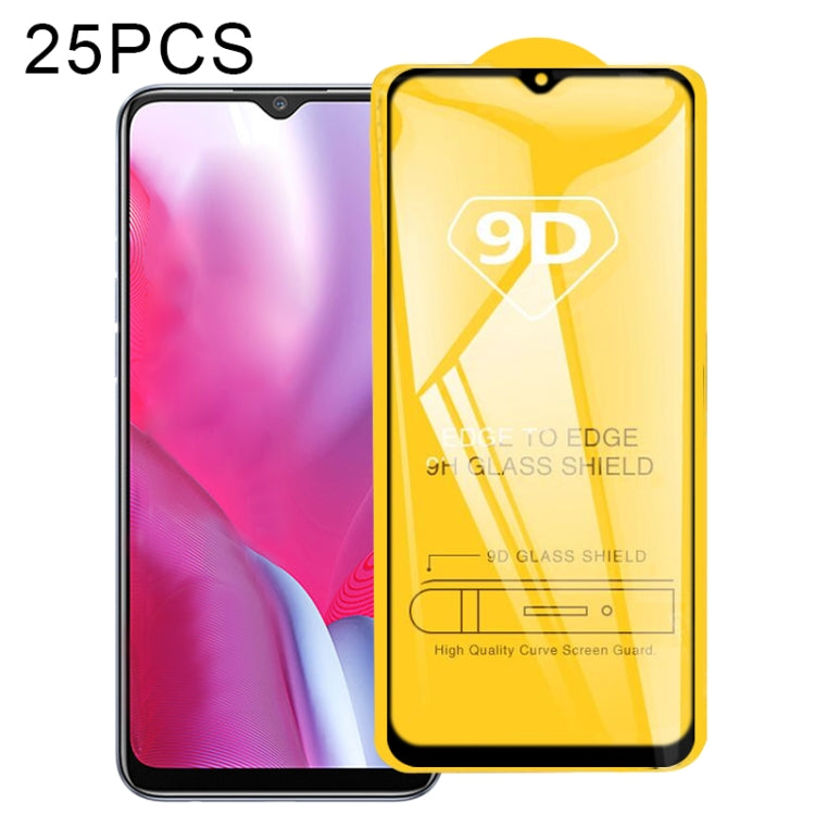 25 PCS 9D Full Glue Full Screen Tempered Glass Film, For OPPO A53 2020, For OPPO A53s, For OPPO A73 2020, For OPPO A93 2020, For OPPO A33 2020, For OPPO Realme 7, For OPPO Realme 7 Pro, For OPPO Realme 7i, For OPPO Realme C15, For OPPO Realme C17������...