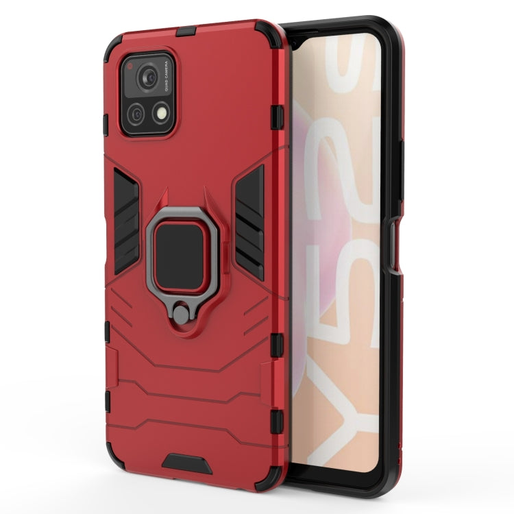 PC + TPU Shockproof Protective Case with Magnetic Ring Holder