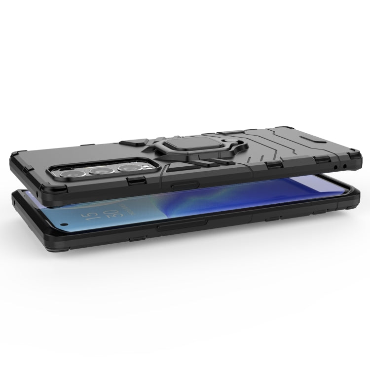 PC + TPU Shockproof Protective Case with Magnetic Ring Holder