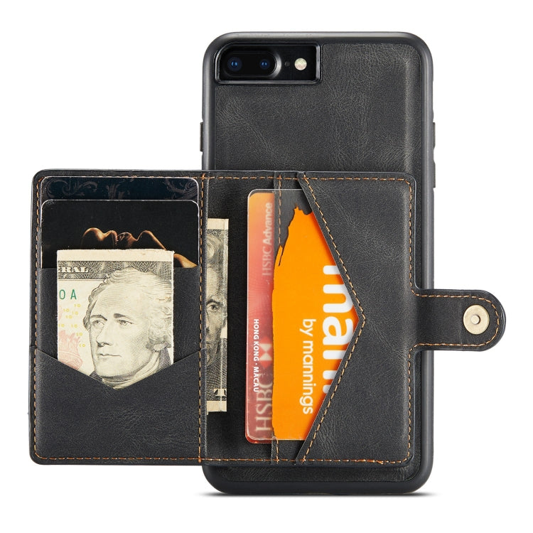 JEEHOOD Retro Magnetic Detachable Protective Case with Wallet & Card Slot & Holder