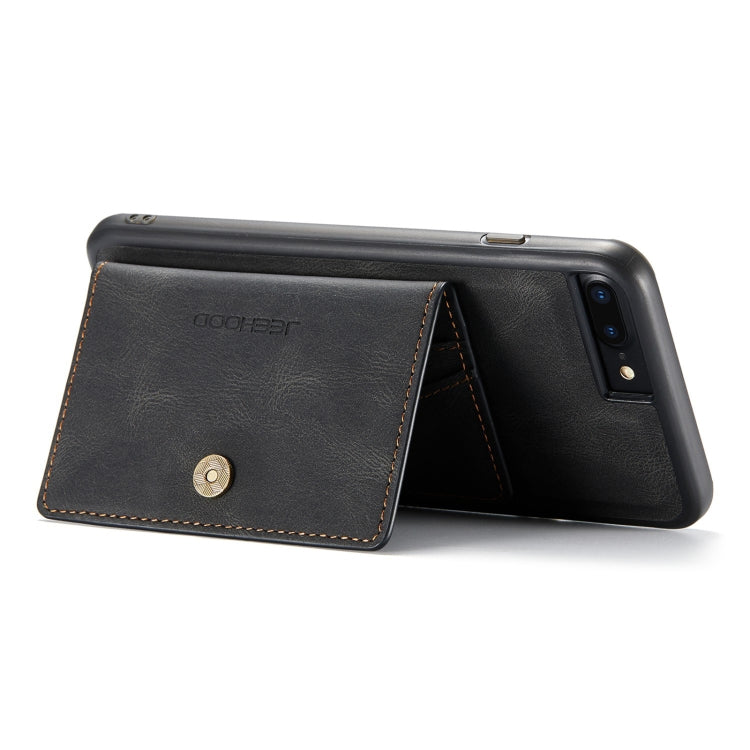JEEHOOD Retro Magnetic Detachable Protective Case with Wallet & Card Slot & Holder