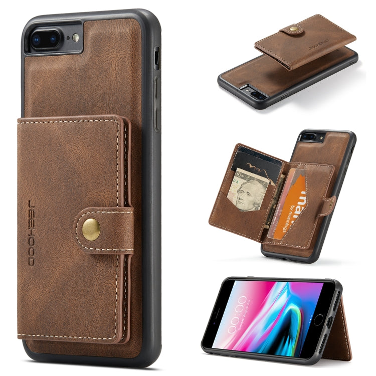 JEEHOOD Retro Magnetic Detachable Protective Case with Wallet & Card Slot & Holder