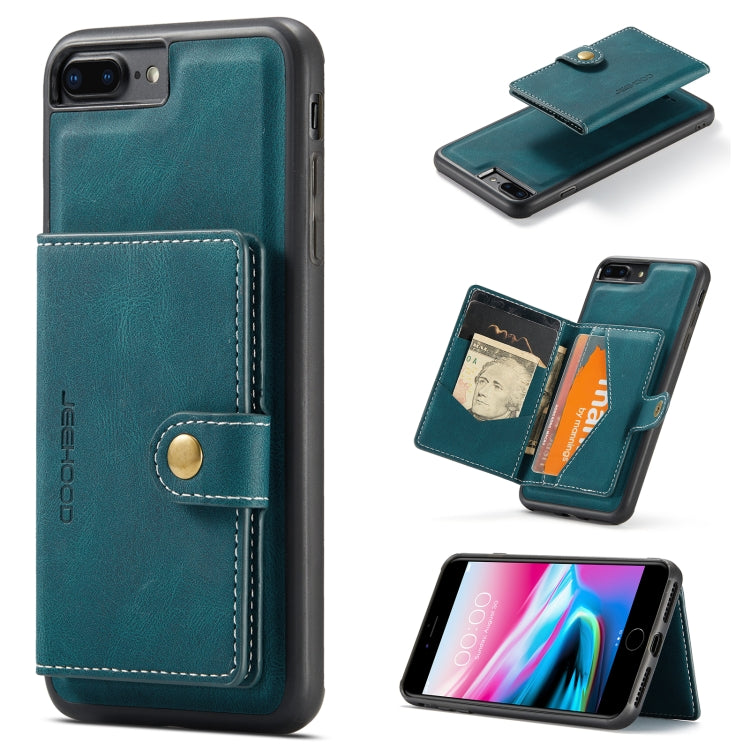 JEEHOOD Retro Magnetic Detachable Protective Case with Wallet & Card Slot & Holder