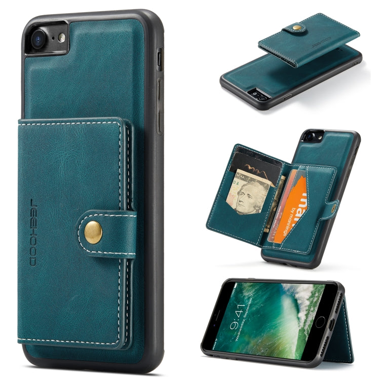 JEEHOOD Retro Magnetic Detachable Protective Case with Wallet & Card Slot & Holder