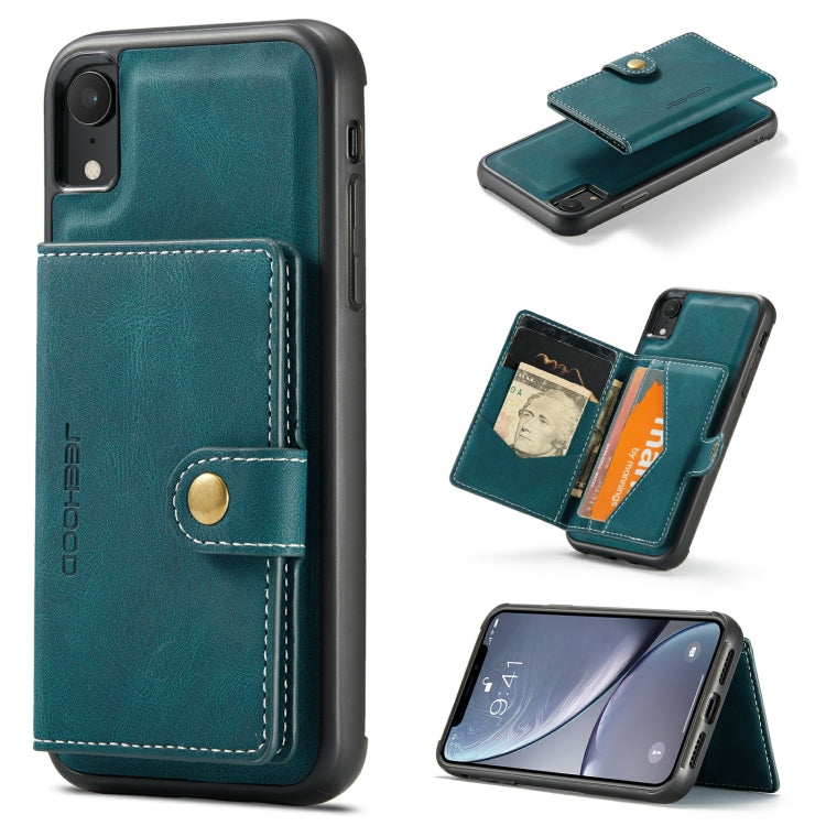 JEEHOOD Retro Magnetic Detachable Protective Case with Wallet & Card Slot & Holder