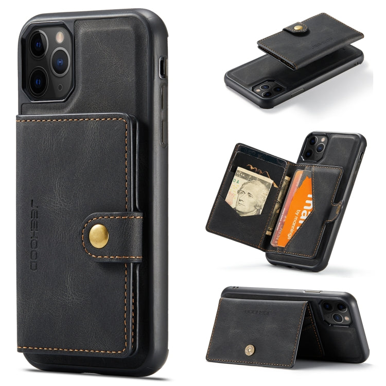 JEEHOOD Retro Magnetic Detachable Protective Case with Wallet & Card Slot & Holder