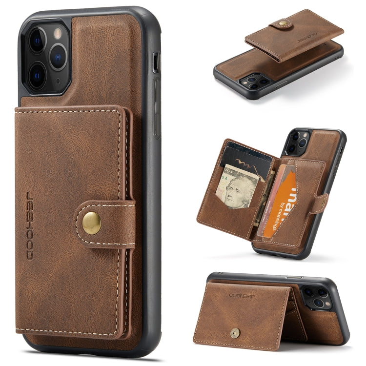 JEEHOOD Retro Magnetic Detachable Protective Case with Wallet & Card Slot & Holder