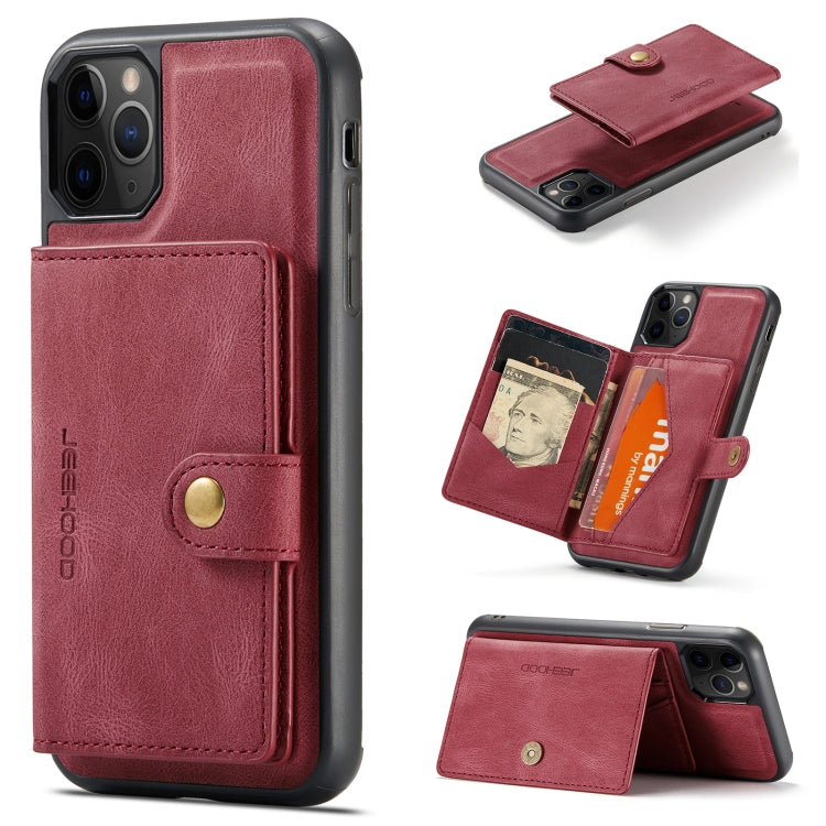 JEEHOOD Retro Magnetic Detachable Protective Case with Wallet & Card Slot & Holder