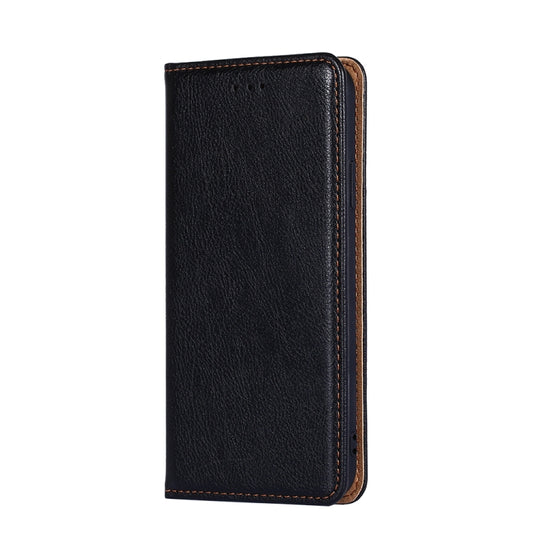 PU + TPU Gloss Oil Solid Color Magnetic Horizontal Flip Leather Case with Holder & Card Slot & Wallet