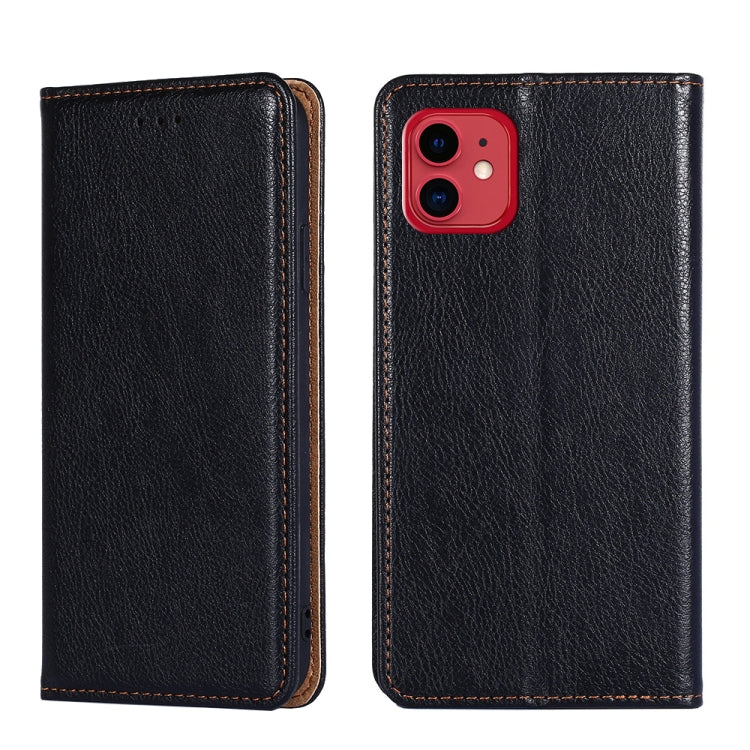 PU + TPU Gloss Oil Solid Color Magnetic Horizontal Flip Leather Case with Holder & Card Slot & Wallet