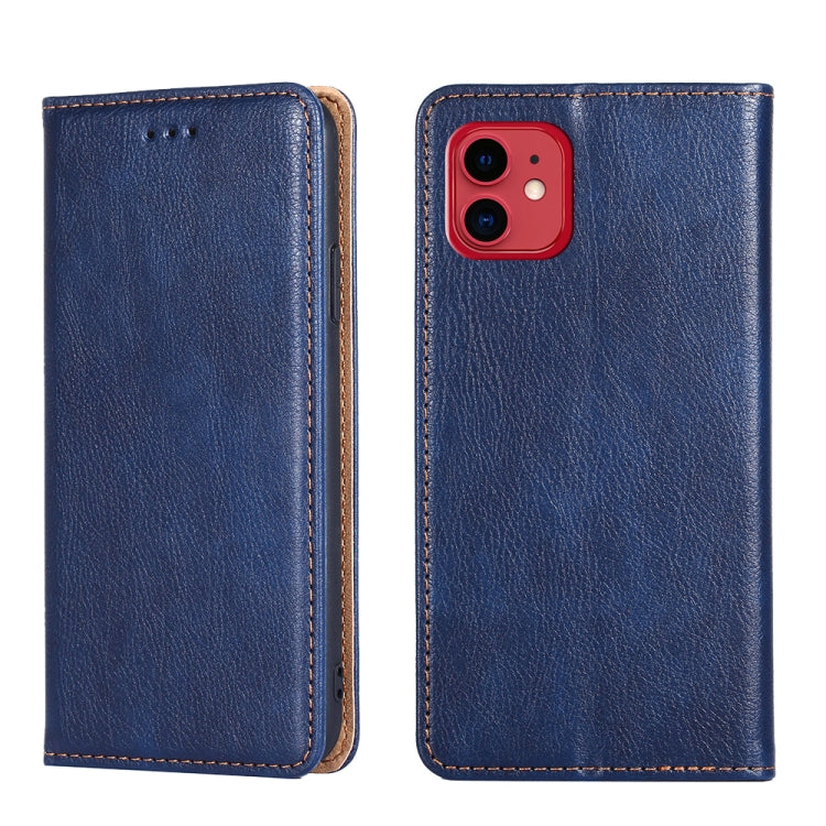 PU + TPU Gloss Oil Solid Color Magnetic Horizontal Flip Leather Case with Holder & Card Slot & Wallet