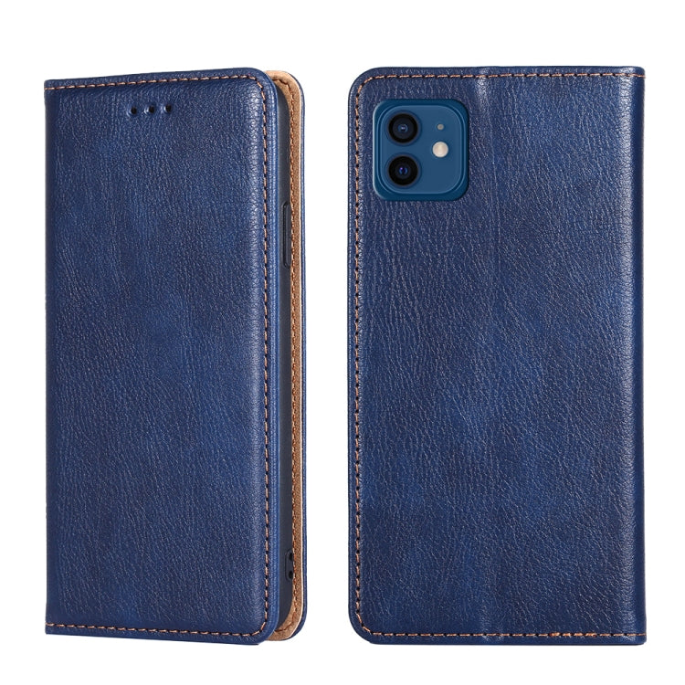 PU + TPU Gloss Oil Solid Color Magnetic Horizontal Flip Leather Case with Holder & Card Slot & Wallet