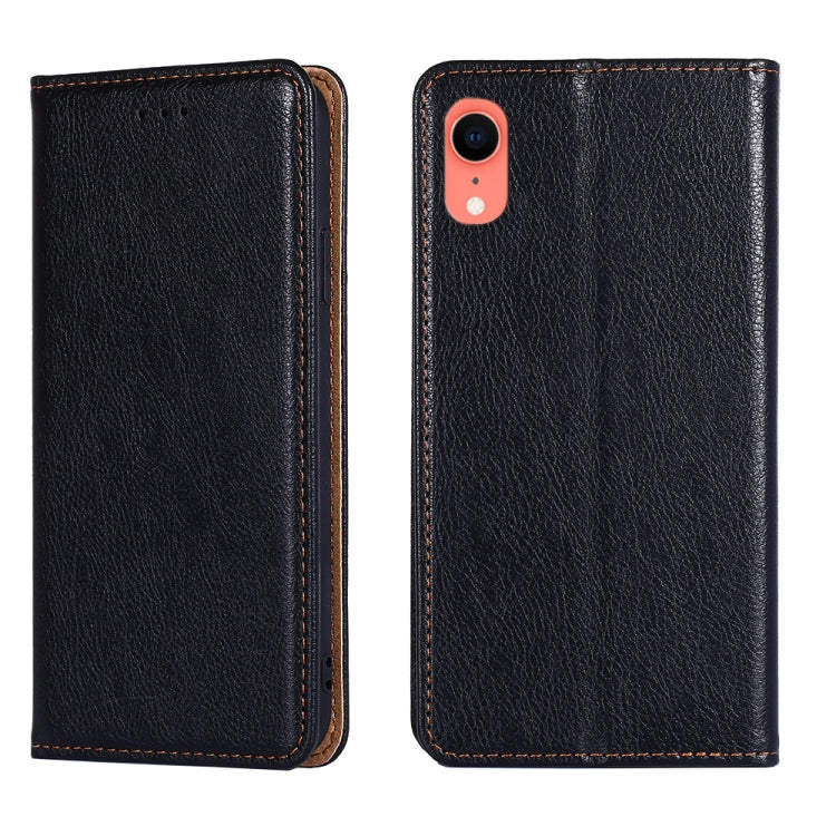 PU + TPU Gloss Oil Solid Color Magnetic Horizontal Flip Leather Case with Holder & Card Slot & Wallet