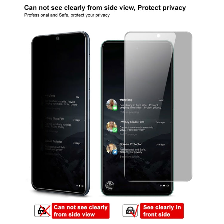 IMAK HD Anti-spy Tempered Glass Protective Film, For Samsung Galaxy A52 4G / 5G, For Samsung Galaxy A72 4G / 5G