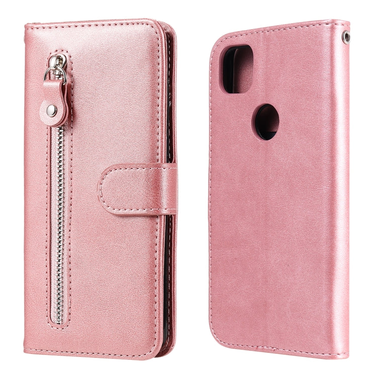 Fashion Calf Texture Zipper Horizontal Flip Leather Case with Holder & Card Slots & Wallet, For OPPO F17 Pro / A93, For OPPO Realme 5 / 5s / C3, For Google Pixel 4a 4G, For Google Pixel 5 XL / Pixel 4a 5G, For Xiaomi Poco M3 / Redmi Note 9 4G����������...