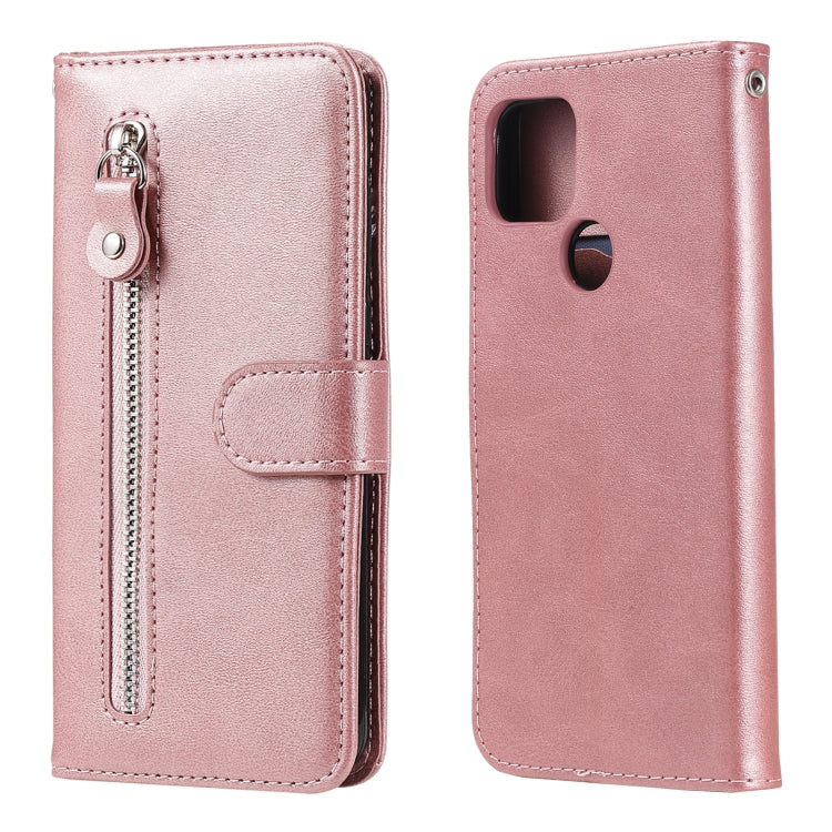 Fashion Calf Texture Zipper Horizontal Flip Leather Case with Holder & Card Slots & Wallet, For OPPO F17 Pro / A93, For OPPO Realme 5 / 5s / C3, For Google Pixel 4a 4G, For Google Pixel 5 XL / Pixel 4a 5G, For Xiaomi Poco M3 / Redmi Note 9 4G����������...