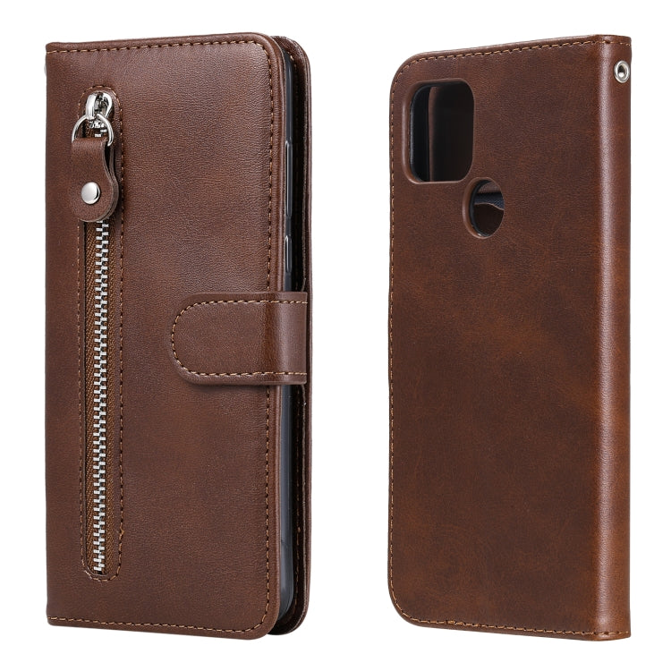 Fashion Calf Texture Zipper Horizontal Flip Leather Case with Holder & Card Slots & Wallet, For OPPO F17 Pro / A93, For OPPO Realme 5 / 5s / C3, For Google Pixel 4a 4G, For Google Pixel 5 XL / Pixel 4a 5G, For Xiaomi Poco M3 / Redmi Note 9 4G����������...