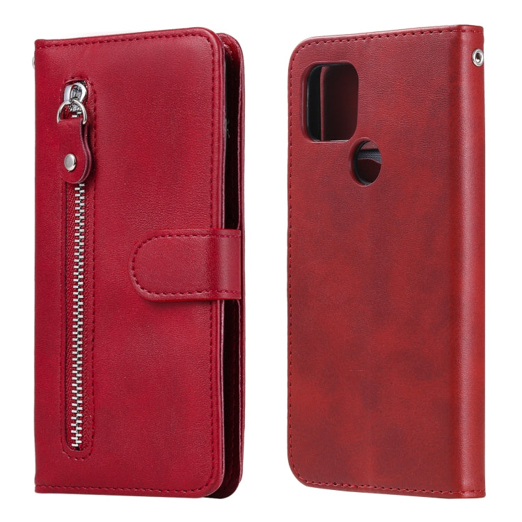 Fashion Calf Texture Zipper Horizontal Flip Leather Case with Holder & Card Slots & Wallet, For OPPO F17 Pro / A93, For OPPO Realme 5 / 5s / C3, For Google Pixel 4a 4G, For Google Pixel 5 XL / Pixel 4a 5G, For Xiaomi Poco M3 / Redmi Note 9 4G����������...