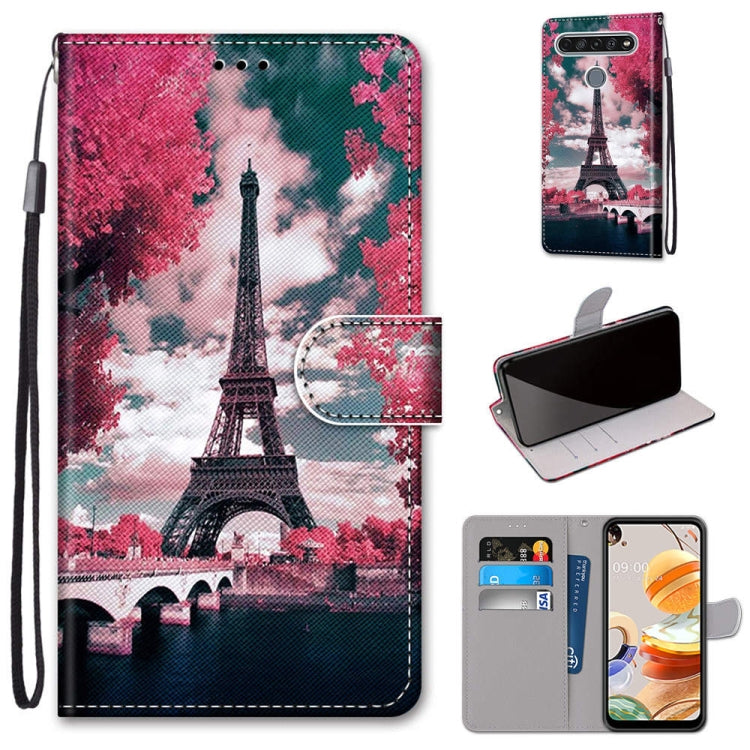 Coloured Drawing Cross Texture Horizontal Flip PU Leather Case with Holder & Card Slots & Wallet & Lanyard, For LG K31, For LG K61, For LG Velvet, For Motorola Moto E (2020)