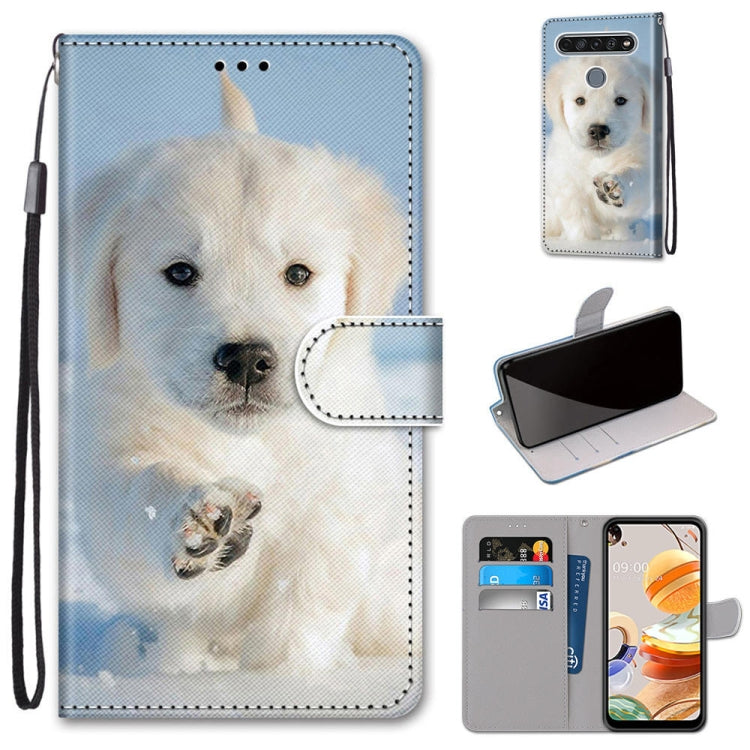 Coloured Drawing Cross Texture Horizontal Flip PU Leather Case with Holder & Card Slots & Wallet & Lanyard, For LG K31, For LG K61, For LG Velvet, For Motorola Moto E (2020)