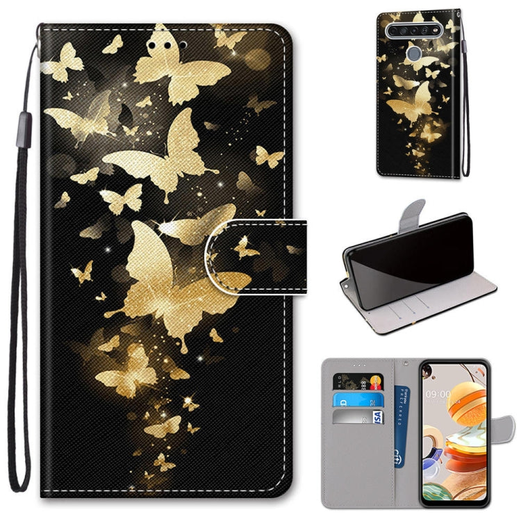 Coloured Drawing Cross Texture Horizontal Flip PU Leather Case with Holder & Card Slots & Wallet & Lanyard, For LG K31, For LG K61, For LG Velvet, For Motorola Moto E (2020)