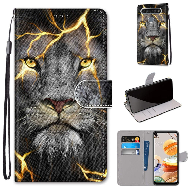 Coloured Drawing Cross Texture Horizontal Flip PU Leather Case with Holder & Card Slots & Wallet & Lanyard, For LG K31, For LG K61, For LG Velvet, For Motorola Moto E (2020)